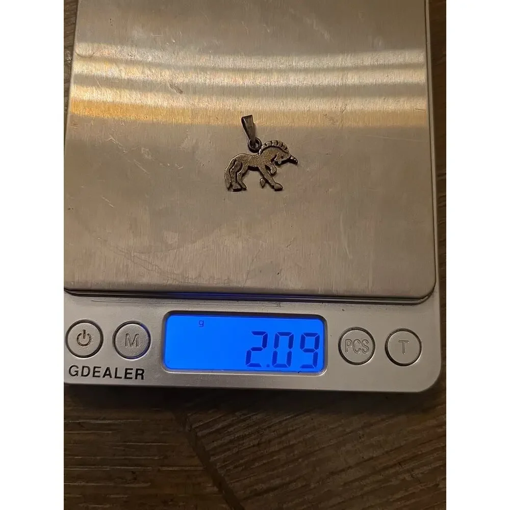 Sterling Silver Unicorn Pendant Charm‎ Vintage Fantasy Mythical - Picture 11 of 16